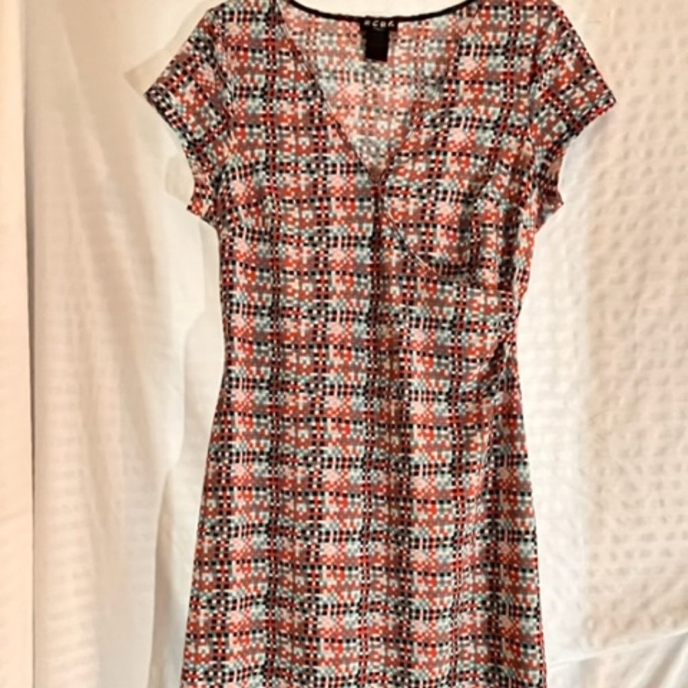 BCBG Colorblock Dress M